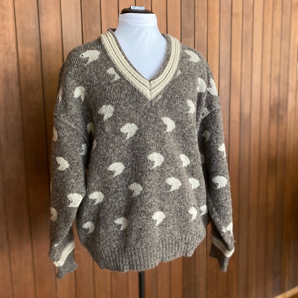 Vintage 80s Oversized Mohair Sweater